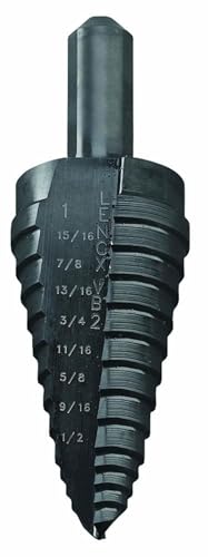 LENOX Step Drill Bit, 1/2-Inch to 1-Inch with 3/8-Inch Shank (30882VB2)