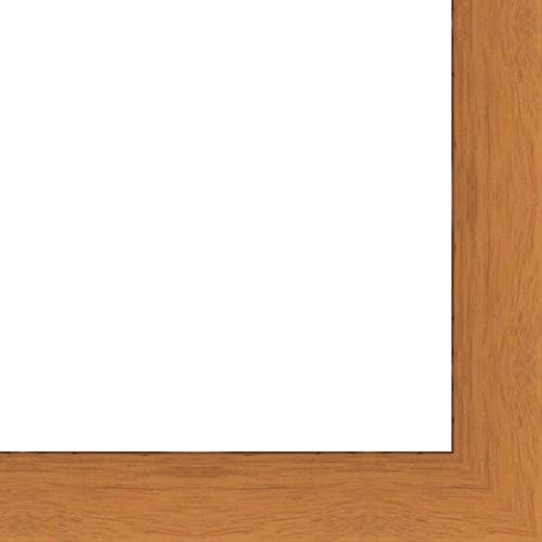 Picture Frame Moulding (Wood) 100ft Bundle - Traditional Honey Pecan Finish - 1.125" Width - 9/16" Rabbet Depth