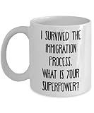 New citizen gift, Citizenship gift mug, Immigrant coffee mug, Immigration process, Green Card celebration, New American