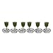 Musiclily 3R3L Vintage Guitar Tuners Machine Heads Tuning Keys Pegs Set for Gibson Epiphone Les Paul Style Guitar Parts, Chrome with Keystone Button