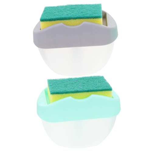 Levemolo Kitchen Soap Dispenser Set Dishwashing Liquid Dispenser Soap Holder for Kitchen Sink Large Capacity Easy to Use Suitable