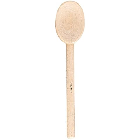 HIC Kitchen 2452 Classic French Beechwood Spoon, Wood, Brown Cover