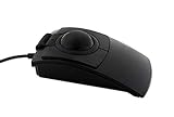 X-keys L-Trac Black Trackball Mouse with Laser Tracking Technology, Made in USA