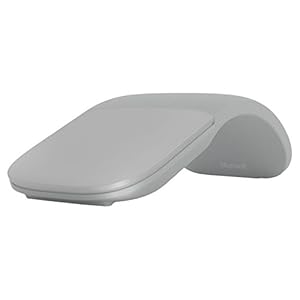 Microsoft Surface ARC Mouse, Bluetooth, Gris Claro