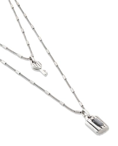 Uno de 50 LOCK Necklace, Sterling Silver-Plated2