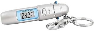 Traceable Calibrated Digital Infrared Thermometer with Pocket Clip, -27 to 428 Degrees Fahrenheit, 0.1 Resolution, Accuracy of 1 Degree Celsius