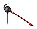 immagine 4Msi Immerse Gh10 - Cuffie Auricolari con Microfono e Telecomando, Nero/Rosso, Taglia Unica