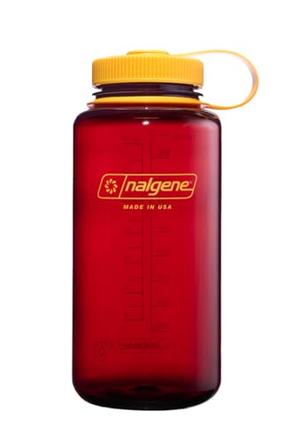 Image of Nalgene 32 oz Wide Mouth Water Bottle | BPA-Free, Durable & Leak Proof, Lightweight Bottle for Hiking & Gym, Work & Travel
