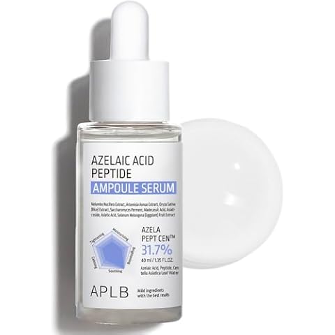 APLB Azelaic Acid Peptide Ampoule Serum | AZELA PEPT CEN™ 31.7% 1.35 FL.OZ/Korean Skincare, Acne care, Improve skin elasticity, Sensitive skin, Revitalize for gentle and improve skin texture Cover