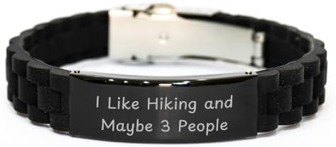 Funny Hiking Gifts for Graduation - Glide lock Clasp Bracelet from Friends to Hiking Lovers image 4