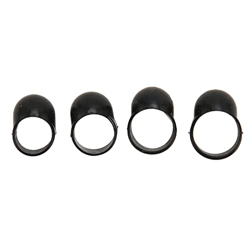 4Pcs Tongue Drum Finger Picks Assorted Sizes Handpan Finger Protector Knocking Finger Sleeves for Percussion Instruments Plastic for Pure Sound and Fit