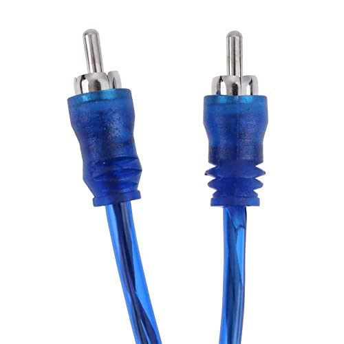 2 channel Phono Splitter Cable Blue (2 Male to 1 Female), 30cm - Image 3