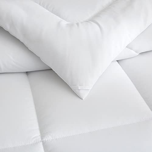 Bedtreat Twin Size Comforter Set - White Bed Set 2 Pieces, Comforter, Pillowcases #TOP3