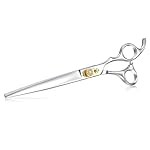 Dream Reach 8 zoll Hundeschere Fellschere - Hunde Schere mit ergonomischem Griff,440C Edelstahl Fellschere für Hund Katzen Schneiden,Profi Hundehaarschere mit einstellbare Schraube