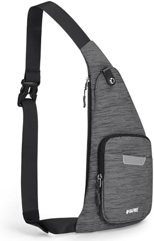 G4Free Sling Bag, Waterproof Crossbody Bag for Men Women, Lightweight Chest Shoulder Backpack for Business Travel Hiking