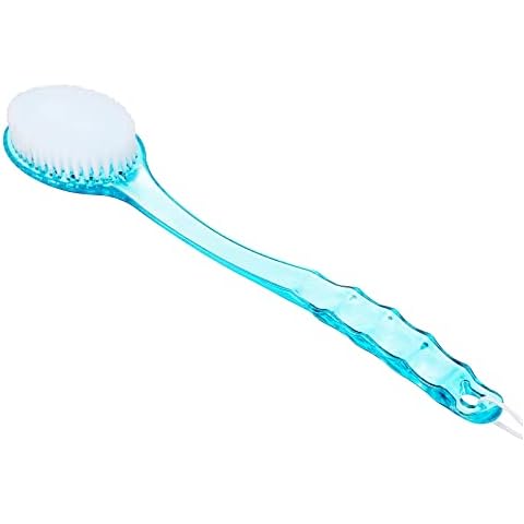 Ungfu Mall Back Scrubber Long Handled Back Bath Shower Massager Body Skin Dry Cleaning Brush (Blue) Cover