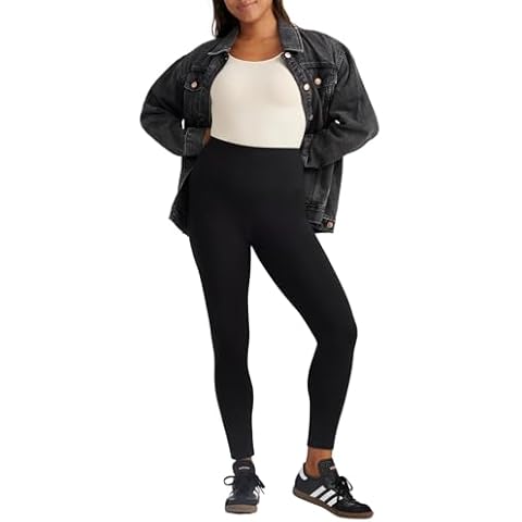 Yummie Women's Rachel Shaping Legging Cotton Stretch, Black, Large Cover