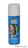 Bote spray pelo blanco 125 ml FIESTAS GUIRCA Lacado Blanco Blanco el Tinte de Pelo Spray