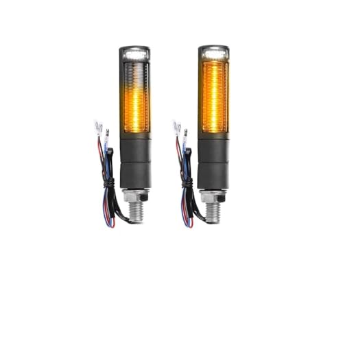 Clignotants LED moto ambrés pour rouler en sécurité la nuit en ville 12V