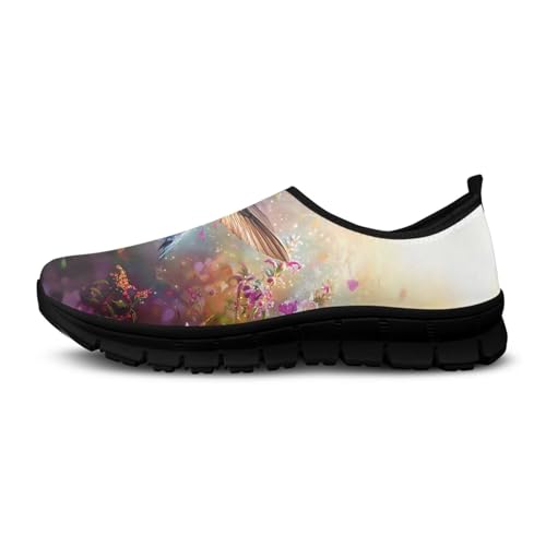 Image of Womens Slip On Walking Shoes Non Slip Loafer Breathable Holiday Travel Shoe Lightweight Casual Low Top Sneakers SizeUS 5.5-11.5