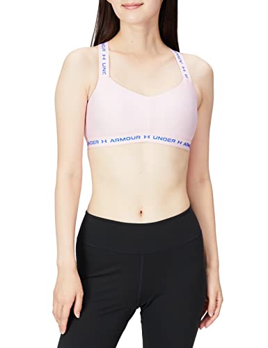 Image of Under Armour Womens Crossback Low Impact Sports Bra Pink XL