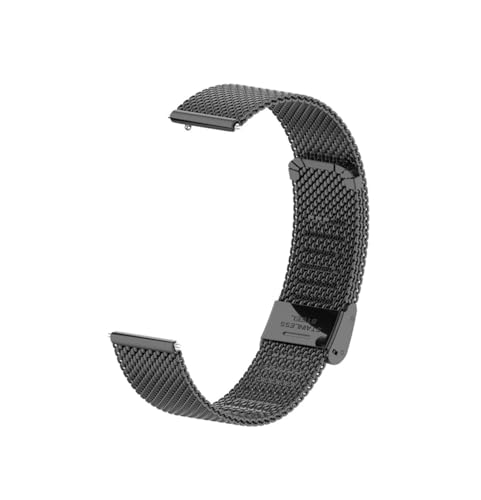 [LOKLNEYK] 18mm�~���m�X�e�����X�|�x���g�ɓK������Huawei Watch GT6/5/4 41MM(Black)