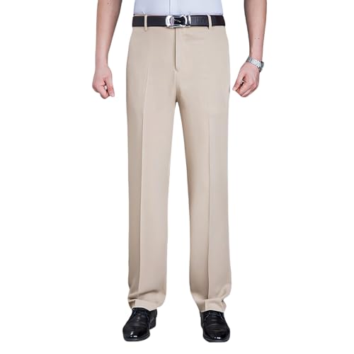 SevenBoy Mens High Waist Classic Fit Dress Pants - Business Casual to Formal Slacks2