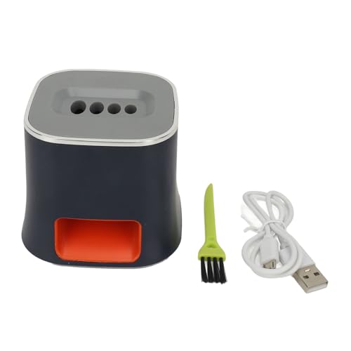 Sonnenblumenkerne-Splitter, elektrischer Melonenkernschäler, mit USB-Schnittstelle und rutschfesten Pads, automatischer Sonnenblumenkernschäler für Party, Schlafsäle und Zuhause (Blau)