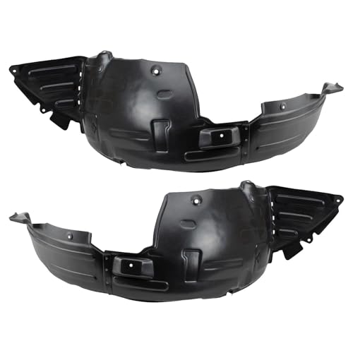 Image of TRQ Front Inner Fender Liner Set Compatible with 2013-2016 Hyundai Genesis Coupe HY1248144 HY1249144