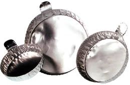 Qorpak MET-03106 70mm Aluminum Weighing Dishes, Case of 1000