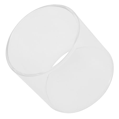 Hemobllo Pantalla de Lámpara Cilíndrica de Cristal para Camping Cubierta Resistente a Alta Temperatura Iluminación Exterior para Luces de Carpa y Gas, Repuesto Protector de Lámpara, Unidad Individual