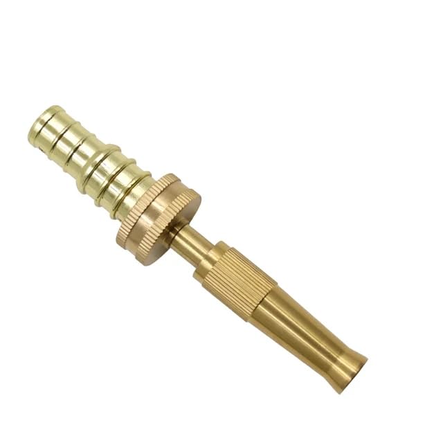HYGROW Solid BRASS Water Spray 2-in-1 Nozzle, DUAL PURPOSE, Fits all 3/4" and 1/2" hoses of all thickness, Adjustable Water Jet Spray Gun, High Pressure washing, 2-in-1 Nozzle+Clamps (B0CXMXC1YH) Amazon Price History, Amazon Price Tracker