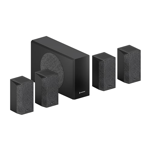 Image of ThunderBeat 4.1.2, Wireless Dolby Atmos Surround Sound System with Subwoofer, 720W Power, 4 Wireless Surround Speaker, 360 Dome Sound, <30ms Latency, Home Theater Sound System for Projectors