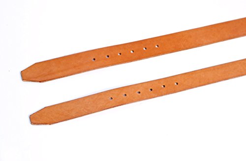 Handmade Leather Belt Tan all Natural Leather Veg Tanned made in USA4