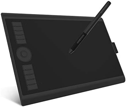 GAOMON M10K PRO 10 inç Grafik Çizim Tableti ile AP32 Stylus, OTG İşlevini Destekler, Android/Windows/Mac ile Uyumlu, Home Office ve E-Learning için Uygun