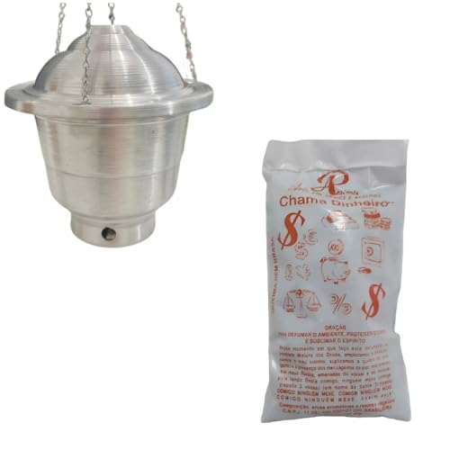 Kit Defumação Turíbulo + Defumação Chama Dinheiro - Oferta