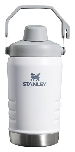 Stanley IceFlow Fast Flow Jug with Handle 40 oz | Twist On Angled Spout Lid | Leakproof for Travel and Sports | Insulated Stainless Steel | BPA-Free | Polar