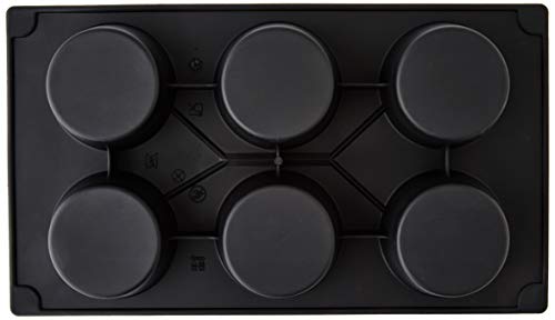 Lékué Moule muffins 6 cavités Silicone Platine