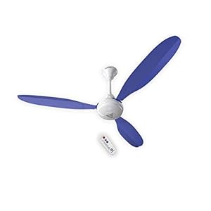 Superfan Super X1 Blue 1200 mm Aluminium Ceiling Fan of 5 Star Rated with BLDC Motor and Remote Controlled