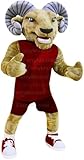 FurryWu Premium Ram Mascot Costume Adult Size & COOL FANS & COOL ICE VESTS Inside (Default, M: 5'7' to 5'9')