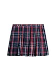 SUPERDRY Mid Rise Check Mini Skirt W7210332A Blau Rot Check Größe 12