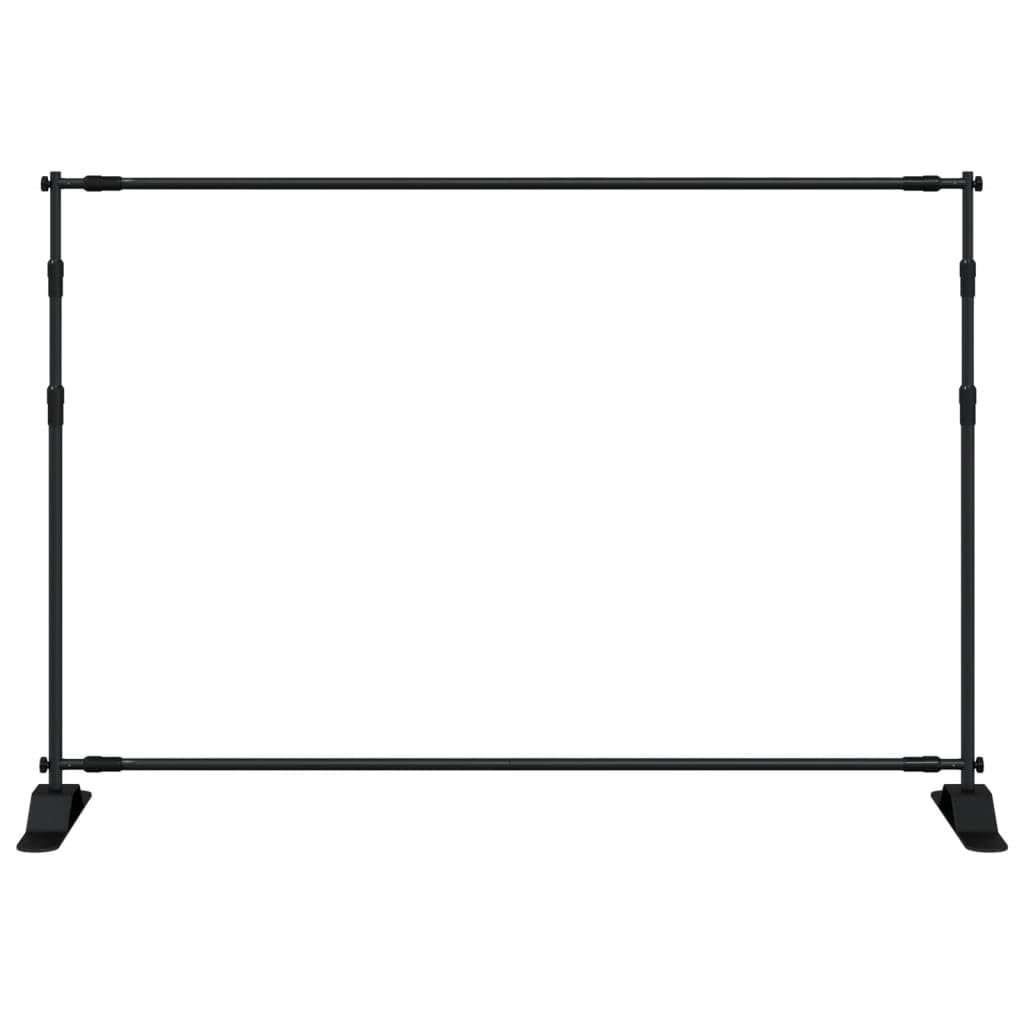 vidaXL Stojaki do tła, 2 szt., czarne, 305x243 cm, stalowe