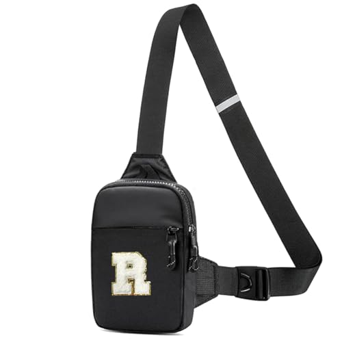 Vpoofree Brusttasche Herren Klein Wasserdichte Sling Bag Diebstahlsicher Crossbody Bag Umhängetasche Schultertasche Zum Umhängen Geschäft Sport Schultertaschen (Diebstahlsicher Crossbody Bag)