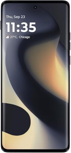 Image of Motorola Moto Edge 2024, 256GB + 8GB RAM, Midnight Blue - Locked to T-Mobile (Renewed)