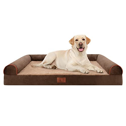 Lazy Lush Cuccia per cani XL, lettino per cani extra large, letto per cani di taglia XL, con copertura rimovibile e lavabile, letto per cani da esterno, lavabile
