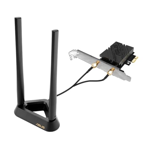 Tarjeta de Red ASUS BE6500 (PCE-BE90BT) WiFi 7 Tri Band PCI-E, Bluetooth 5.4, Seguridad WPA3, OFDMA y MU-MIMO, Operación Multi-Enlace, Compatible con TAA miniatura 7