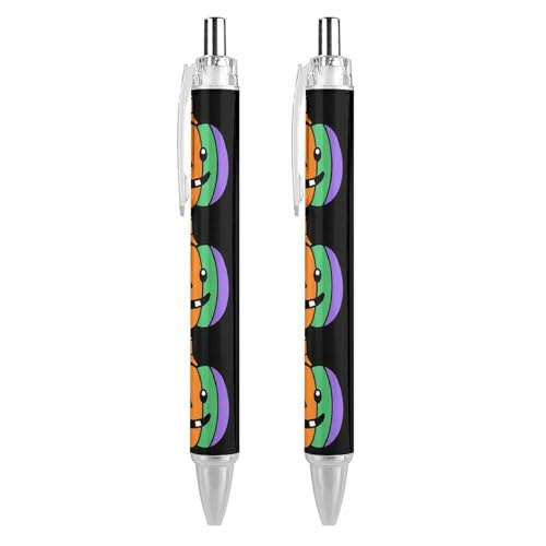 Bolígrafos retráctiles coloridos de punta fina 0,5 mm con agarre suave para notas, 4 ud.
