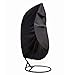 QEES Egg Chair Cover, Outdoor Patio Chair Cover, Heavy Duty Hanging Egg Swing Chair Covers Dust Cover, Outdoor Garden Chair Cover Waterproof Protector YZZ13