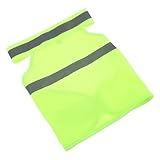 BESPORTBLE Reflektierende Verstellbare Hundesicherheitsweste Fluoreszierend Gelb Atmungsaktive Sommerkleidung für Spaziergänge Joggen Wandern Erhöht Sichtbarkeit und