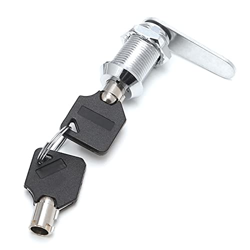 Cam Lock,Security Mailbox, 2pcs Drawer Tubular for Home Important Items Cylinder Door Cabinet Tool with Keys(30mm)